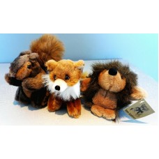 Latimer Of Bewdley Soft Toys Squirrel-Hedgehog-Fox Cub