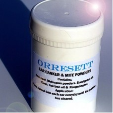 Orresett Canker Mite Dog Cat Ear Powder 100gms