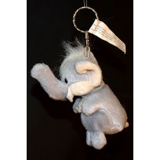 Elephant Plush Beanie keyring