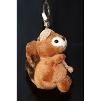 Ravensden Squirrel Beanie Plush keyring