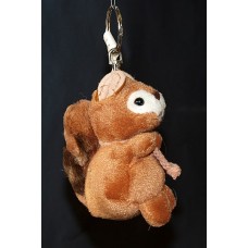 Ravensden Squirrel Beanie Plush keyring