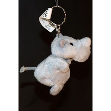 Rhino Beanie Plush keyring