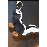 Ravensden Skunk Beanie Plush keyring